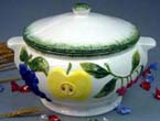 Gift ceramic wholesale - soup pot with lid handle 