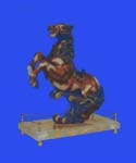 Fine art supply online - resin horse figurine on stand