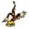 Online gift collection - resin eagle fighting with snake figurine